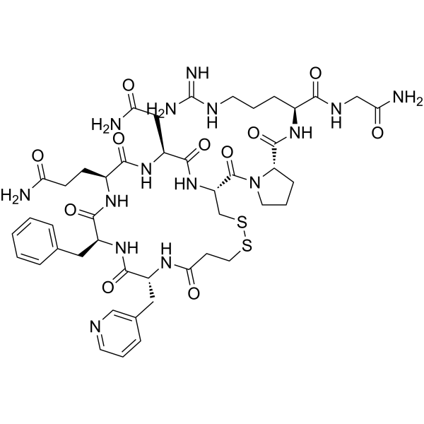 Desamino(D-3-(3′-pyridyl)-Ala2,Arg8)-Vasopressin 136105-89-0